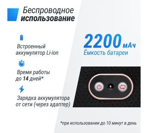 Массажная подушка UNIX Med Relax Pillow Grey