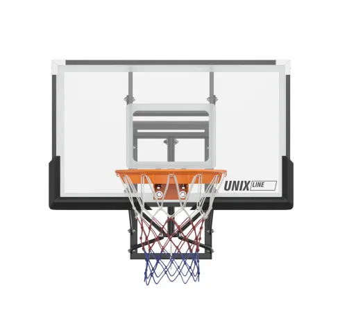 Баскетбольный щит регулируемый UNIX Line B-Backboard-PC 50"x32" R45