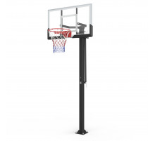 Баскетбольная стойка стационарная UNIX Line B-Stand-TG 54"x32" R45 H230-305 см