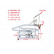 Баскетбольная мобильная стойка DFC STAND72G