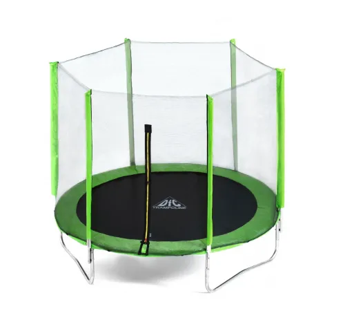 Батут DFC Trampoline Fitness с сеткой 14ft