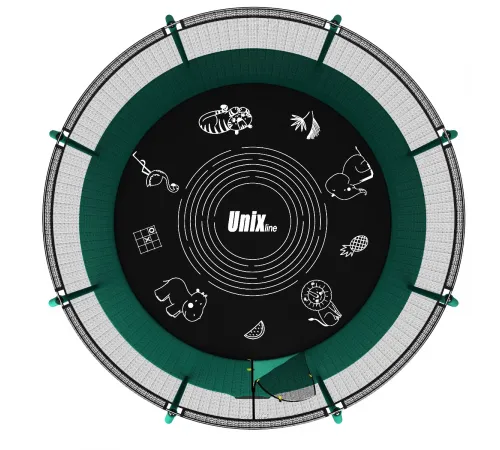 Батут UNIX Line SUPREME GAME 10 ft