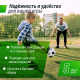 Ворота футбольные UNIX Line стальные 188x124 см переносные