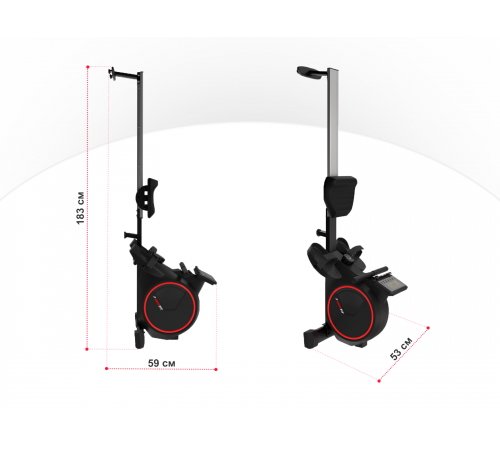 Гребной тренажер UNIX Fit Techno Rower 410