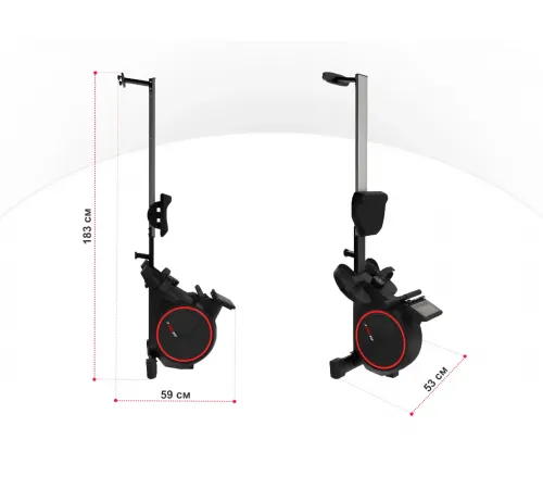 Гребной тренажер UNIX Fit Techno Rower 410