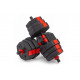 Гантели гексагональные разборные с грифом, 20 кг. (2 шт. х 10 кг.) VictoryFit VF-DН200