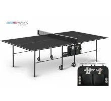 Теннисный стол Start Line Olympic с сеткой Black