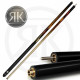 Кий Коралл, черный граб/красный граб /белый граб, 16-запилов, 2PC(ЯК)