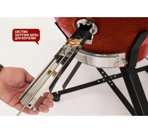Керамический гриль-барбекю 24 дюйма CFG (красный) (61 см)